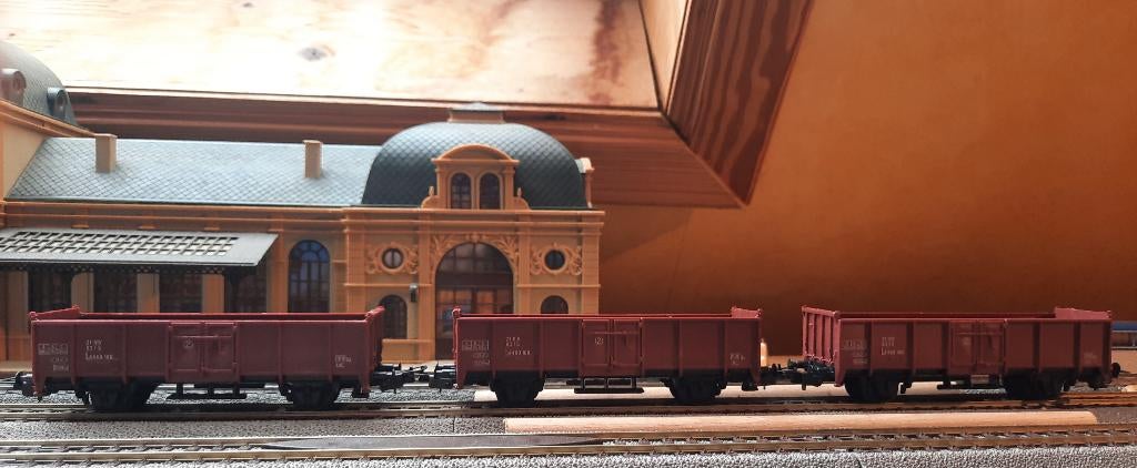 Lima 303171 A VENDRE AVANT 25/04 3 wagons tombereaux DC H0, Enlèvement ou Envoi, Wagon, Lima, Courant continu