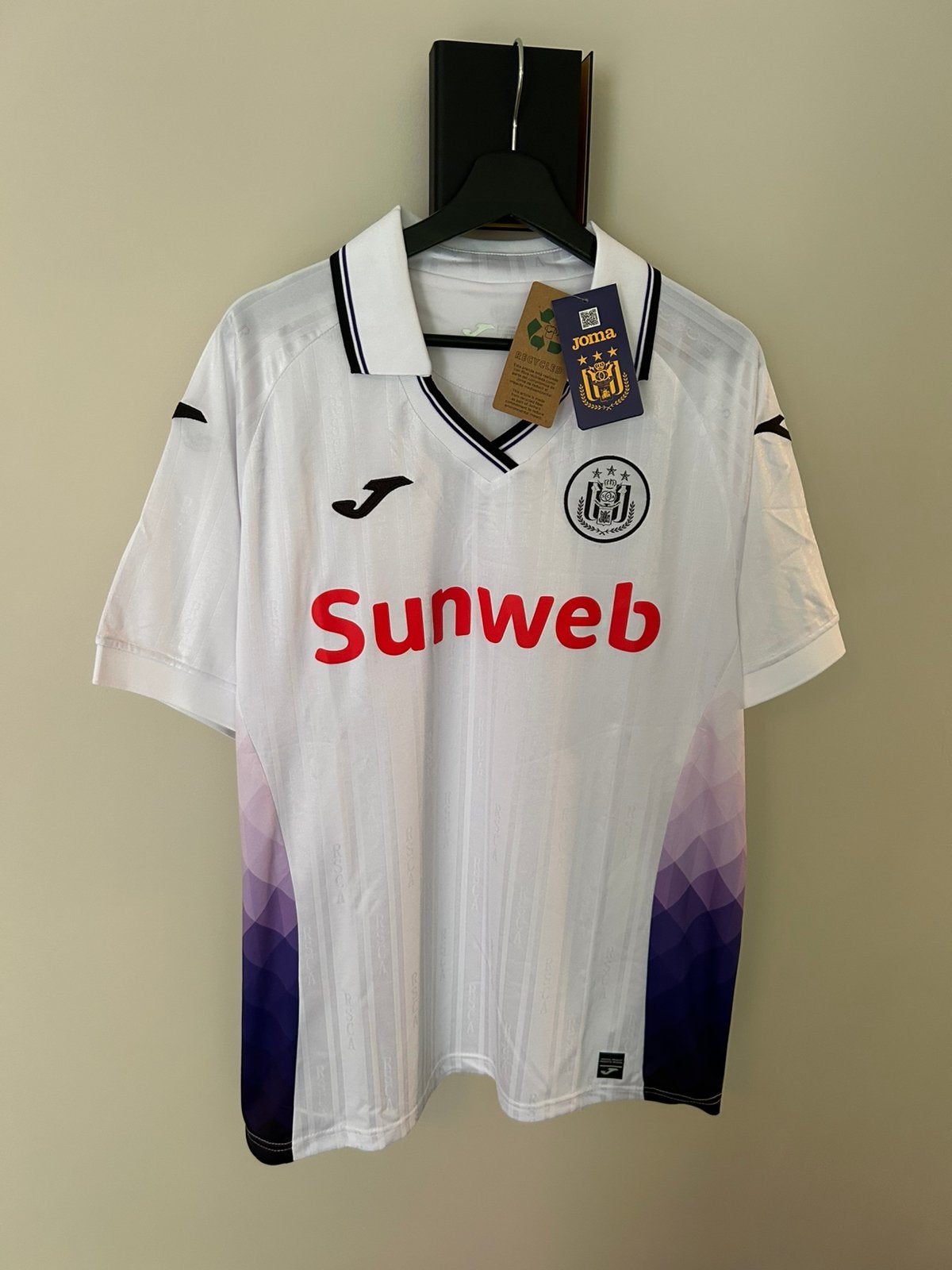 RSC Anderlecht Maillot Extérieur 2025/2026, Plus grand que la taille XL, Enlèvement ou Envoi, Neuf, Maillot