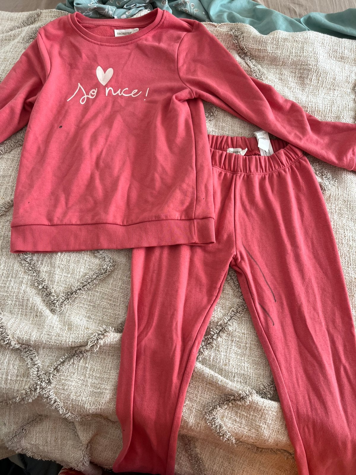 Lot de deux ensemble fille 8-10 ans • H&M et Orchestra, Enlèvement ou Envoi, Utilisé, Fille, Ensemble