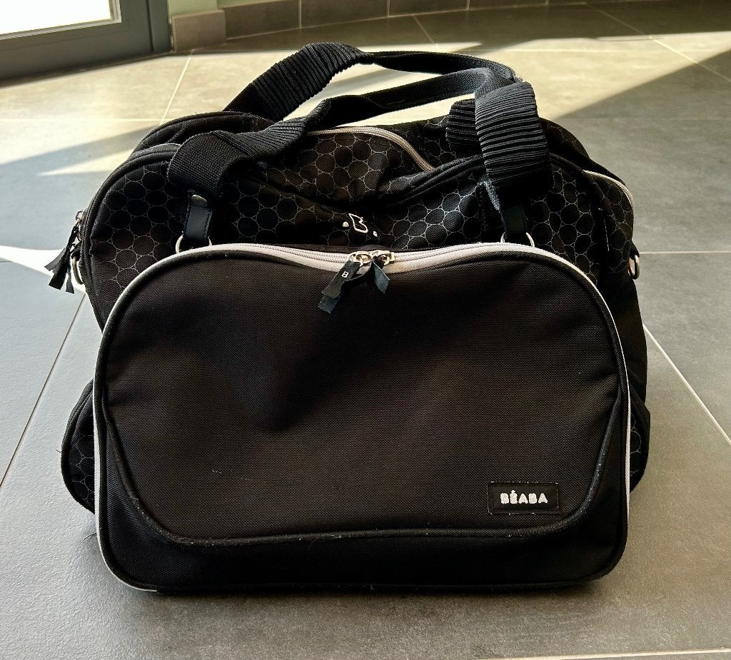 Sac à langer Beaba, Verzorgingstas, Gebruikt, Zwart, Ophalen of Verzenden