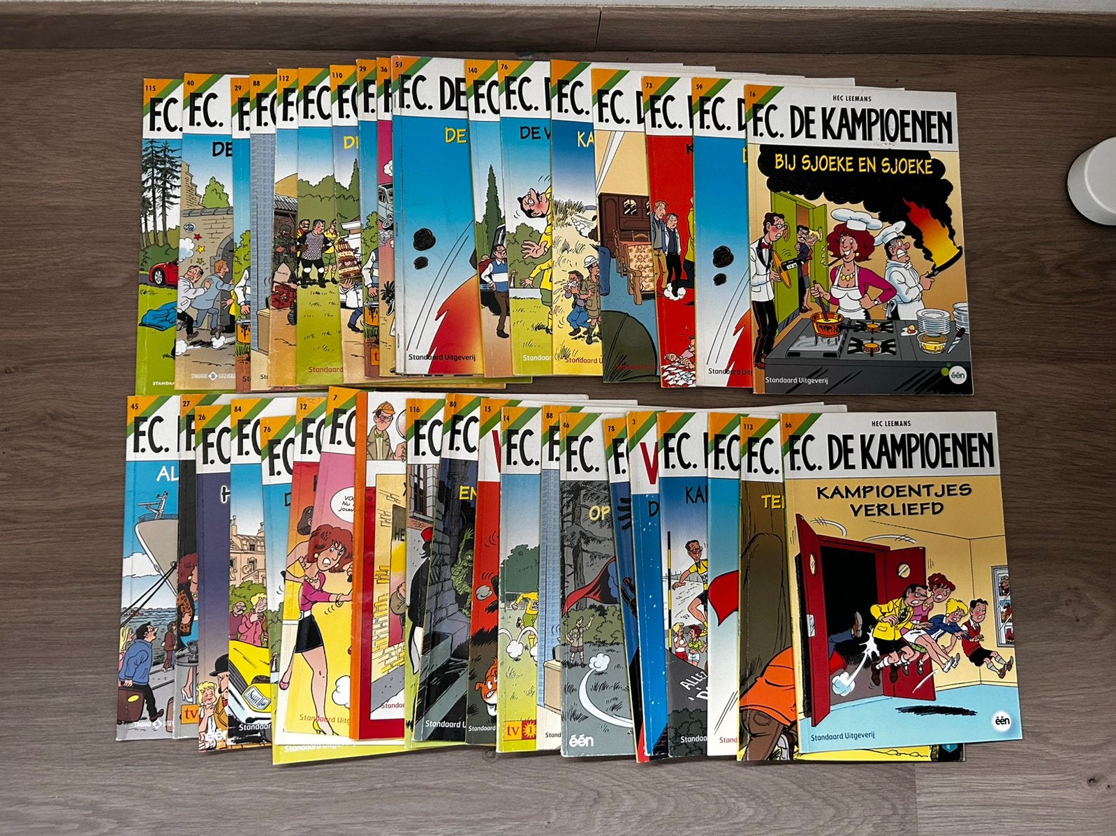 FC de kamioenen strips, Ophalen, Gelezen