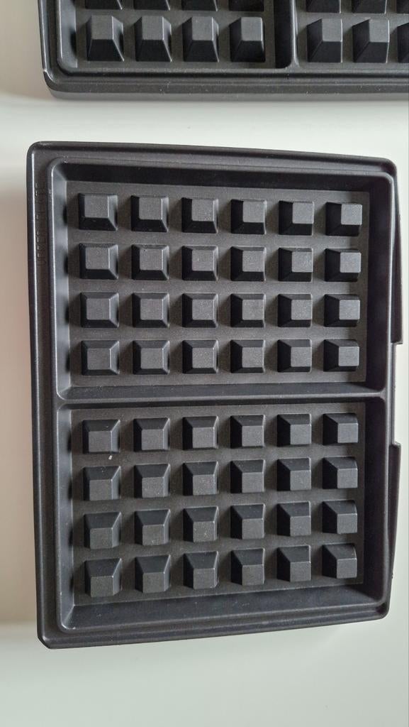 Wafelplaten voor Brusselse of Luikse wafels, Ophalen of Verzenden, Uitneembare platen, Zo goed als nieuw