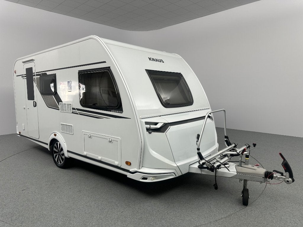Knaus Südwind 420 QD 60 Years Edition Mover Voortent Vastbed, Caravans en Kamperen, Vast bed, Bedrijf, Treinzit, 4 tot 5 meter