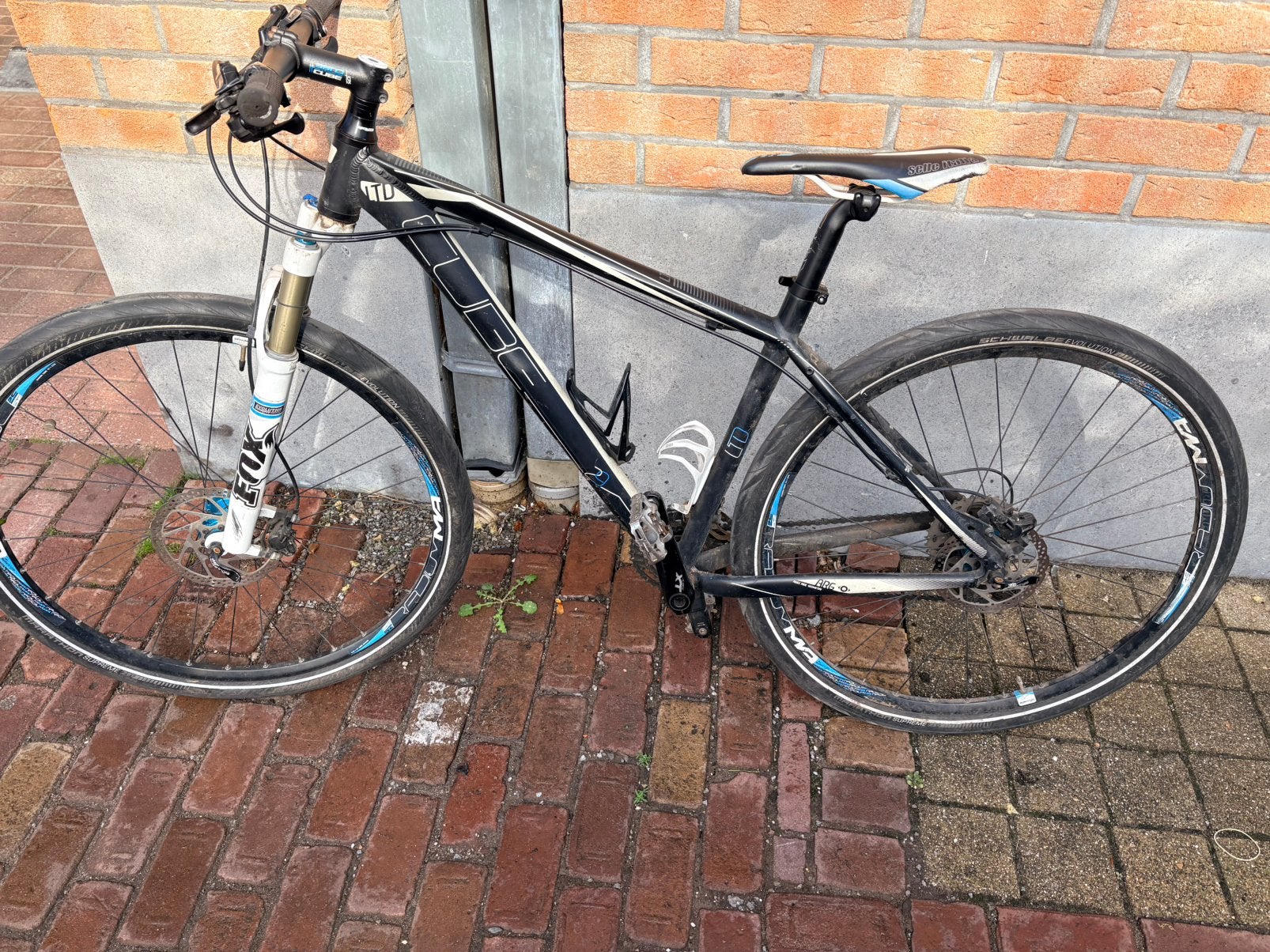 Mountainbike cube maat m gebruikt, Autres marques, Enlèvement, Hommes, 53 à 57 cm