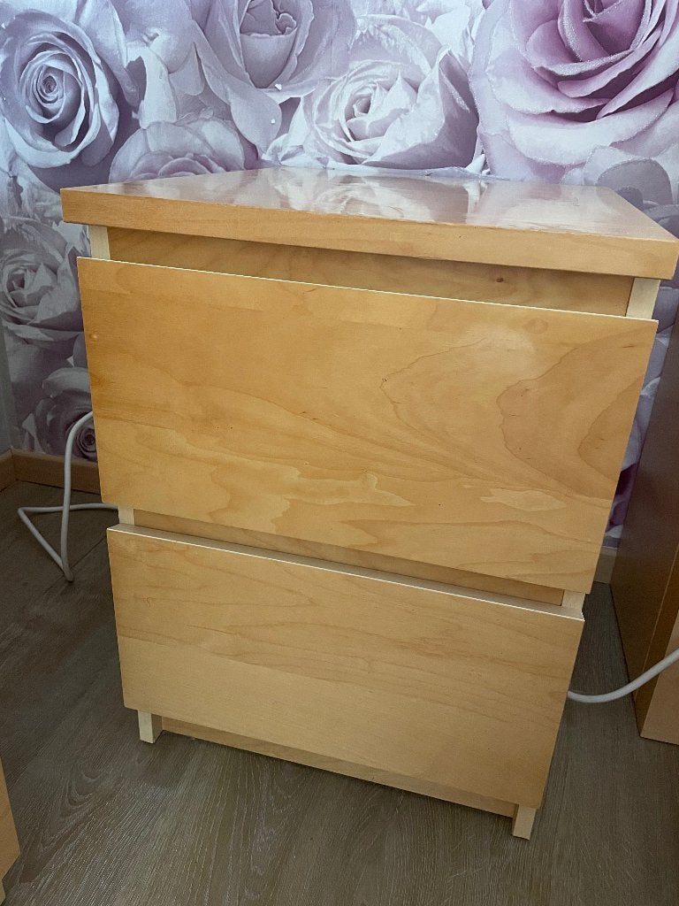table de nuit ikea, Maison & Meubles, 45 à 65 cm, Enlèvement, Utilisé, 55 à 70 cm