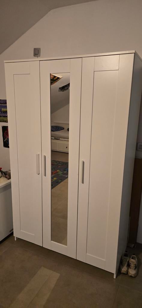 Ikea brimnes Kledingkast wit, Huis en Inrichting, Kasten | Kleerkasten, Ophalen