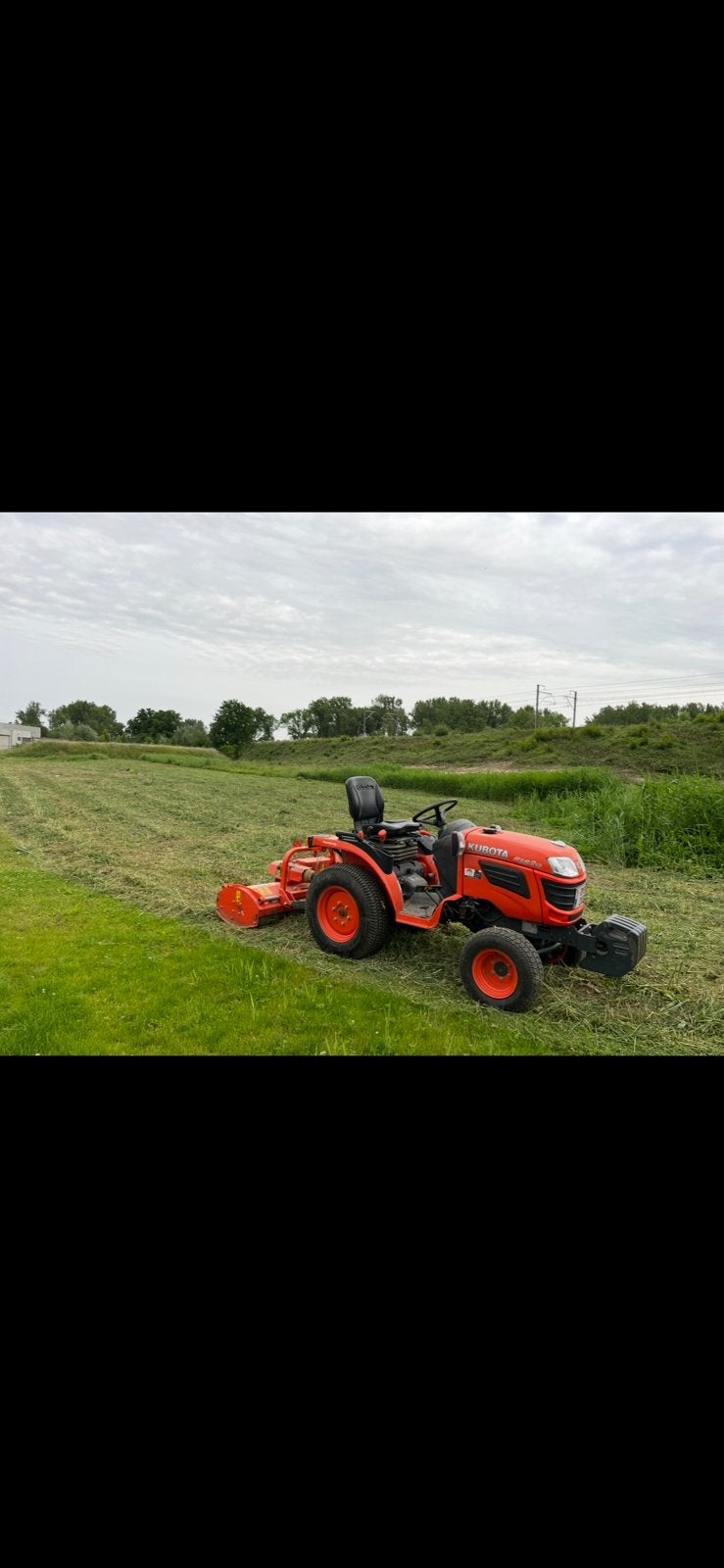 Kubota b1820, Ophalen