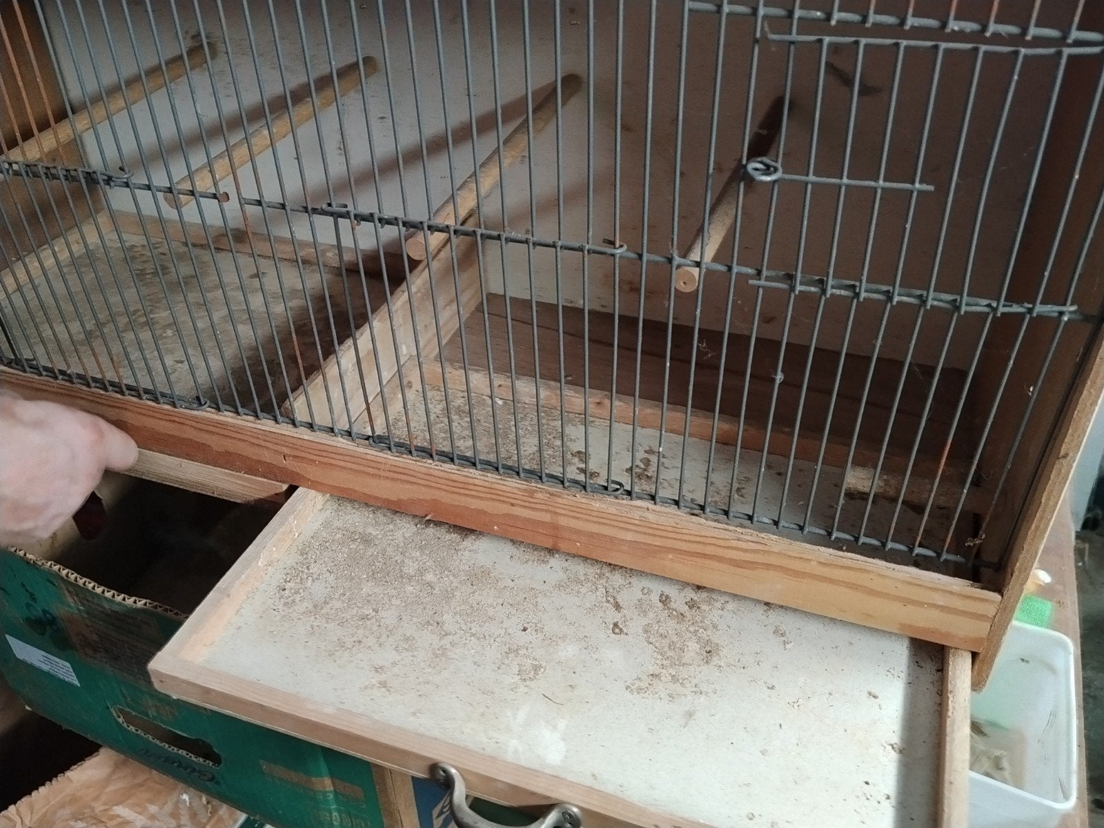 Vogelkooi, Ophalen, Vogelkooi