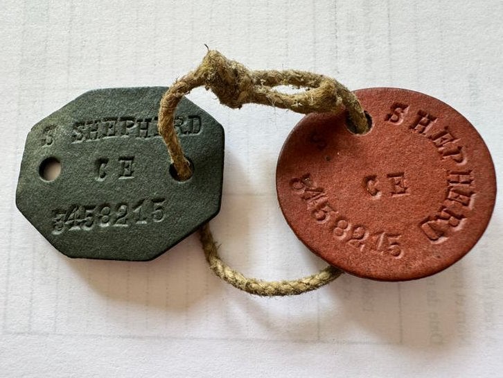 Brits identity disks, Ophalen of Verzenden, Landmacht