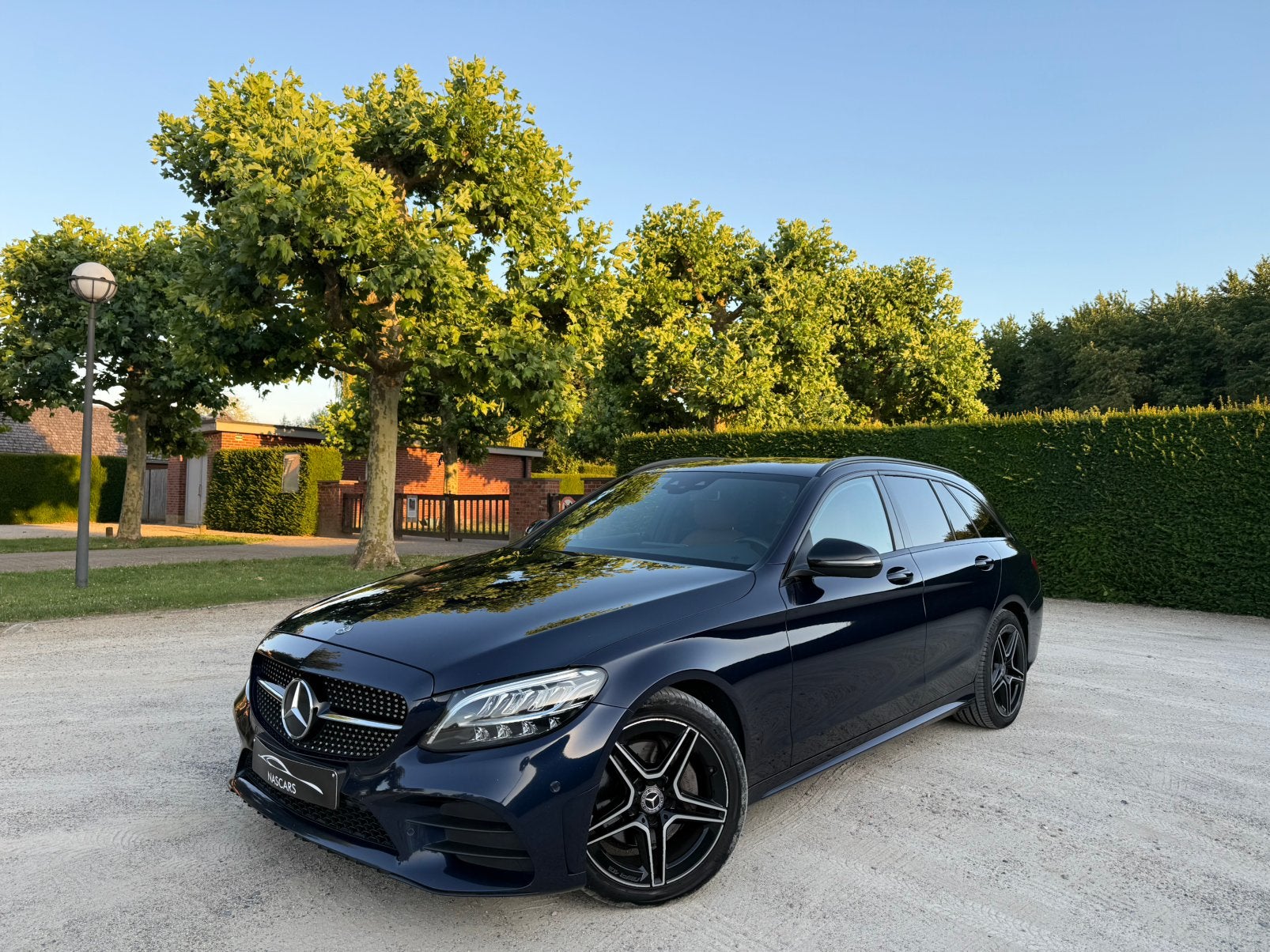 Mercedes-Benz C180 CDI AMG Pack Full Cockpit 2019, Auto's, Bruin, Bedrijf, Diesel, Elektrische koffer