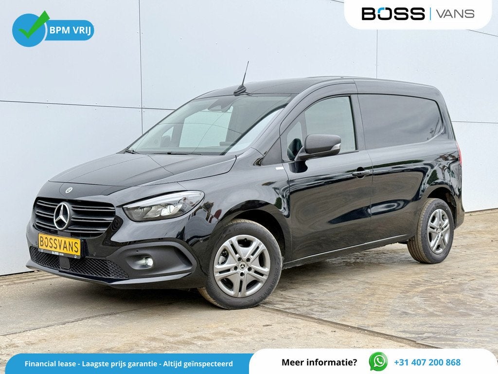 Mercedes-Benz Citan 110 CDI Automaat L1 Airco Carplay Cruise, Auto's, Stof, Gebruikt, Zwart, 4 cilinders