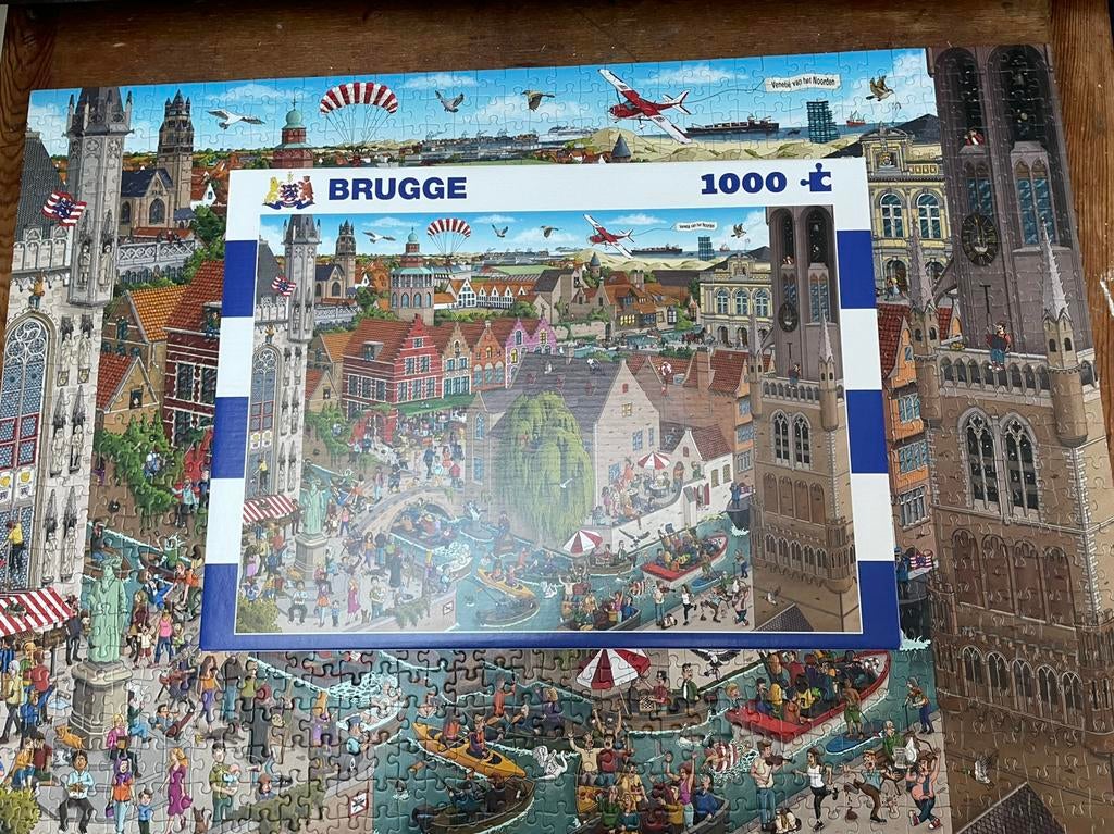 Puzzel Brugge 1000 st, Ophalen of Verzenden, Zo goed als nieuw