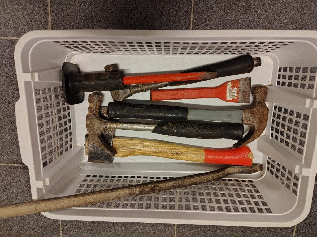 marteaux à griffes, Enlèvement, Utilisé
