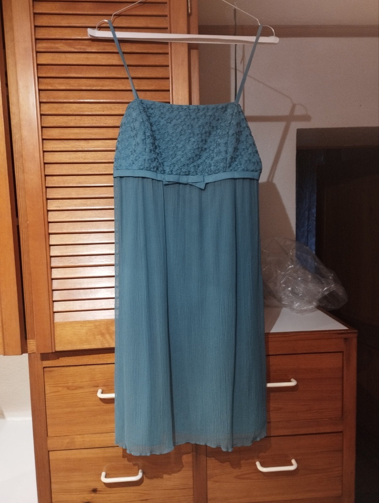 robe habillée bleu, Kleding | Dames, Blauw, Maat 42/44 (L), Ophalen of Verzenden, Zo goed als nieuw