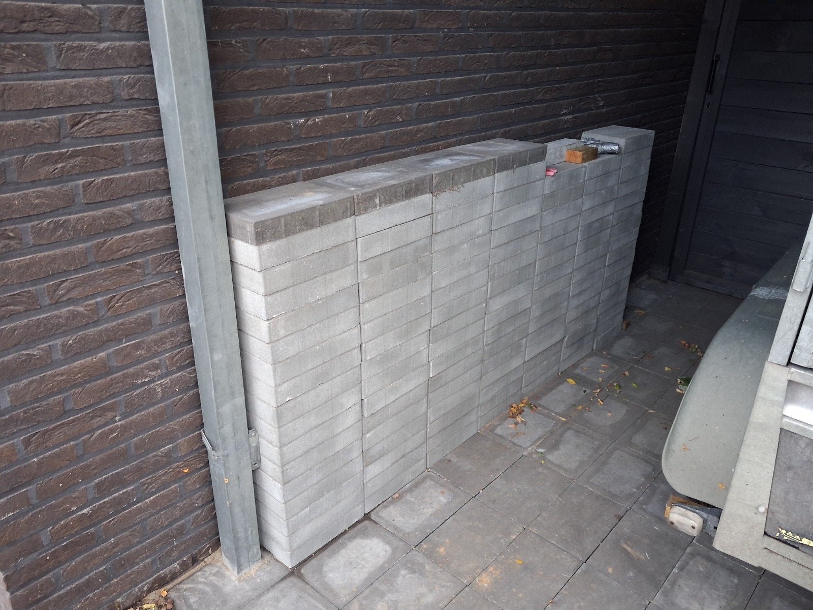 klinkers 20x30x6cm licht grijs, Tuin en Terras, Ophalen, Nieuw, Beton, Klinkers