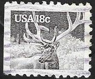 1 Postzegel USA 1981 Dieren Wapit hert, Timbres & Monnaies, Timbres | Timbres thématiques, Enlèvement ou Envoi, Affranchi, Animal et Nature