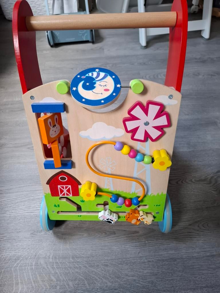 Loopwagen (hout) in zeer goede staat, Kinderen en Baby's, Ophalen