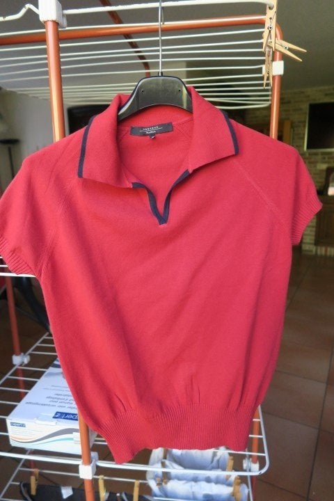 Poloshirt rood Max Mara Weekend mt M, Rouge, Taille 38/40 (M), Max Mara Weekend, Enlèvement ou Envoi
