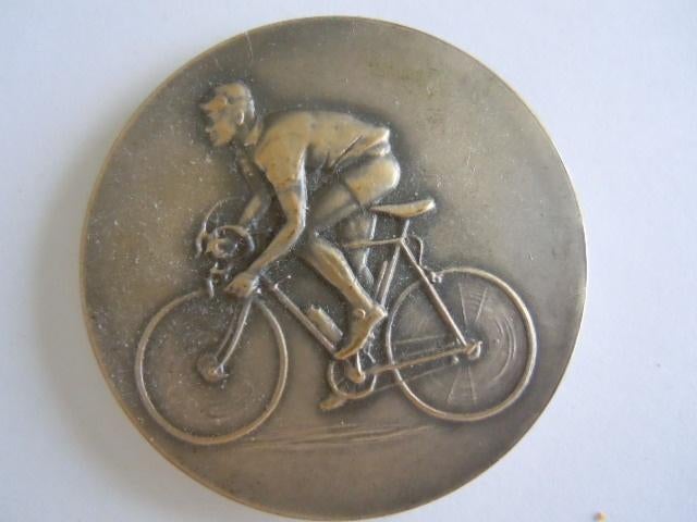 fietsmedaille - De sportvrienden Wezembeek-Oppem, Ophalen of Verzenden, Zo goed als nieuw, Overige typen