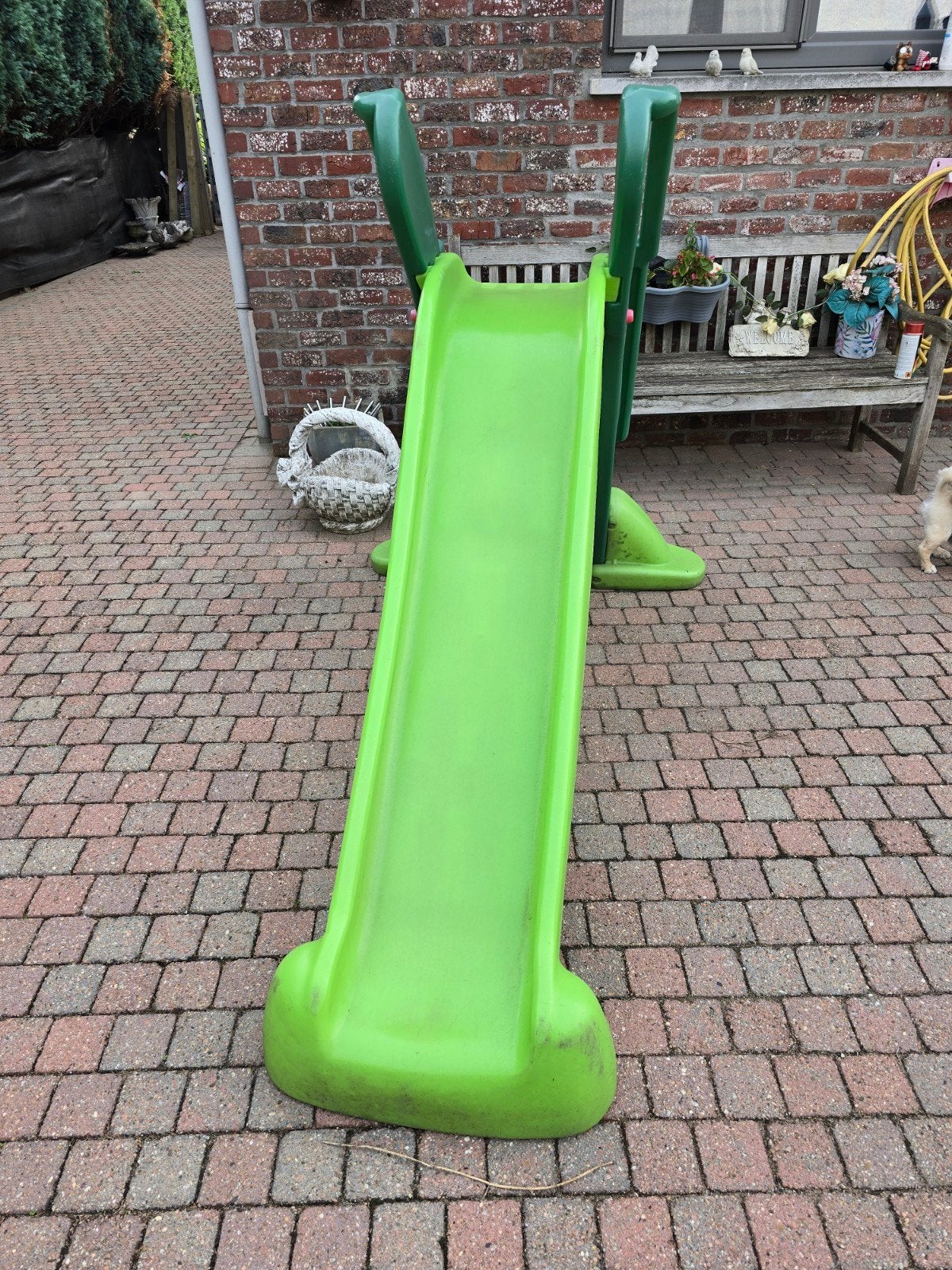 schuifaf litel tikes, Ophalen