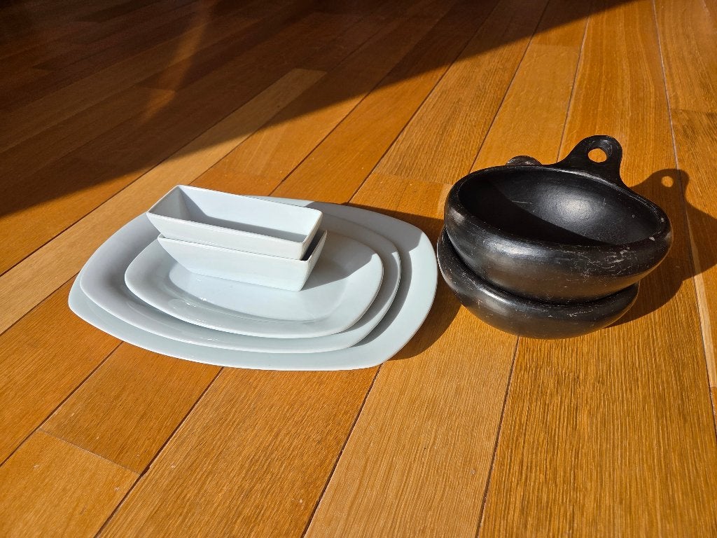 Gratis schalen en potjes kommen, Huis en Inrichting, Ophalen, Zo goed als nieuw, Kom(men)