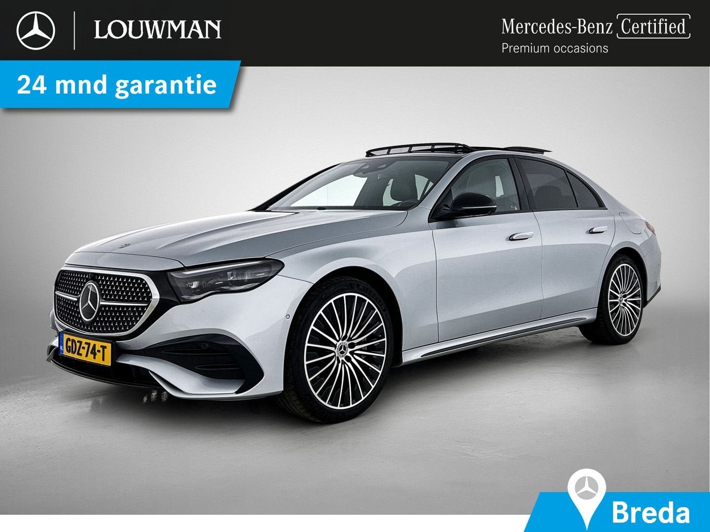 Mercedes-Benz E 300 e AMG Line | Panoramadak | 360° camera |, Autos, Argent ou Gris, Achat, Noir, 13 g/km
