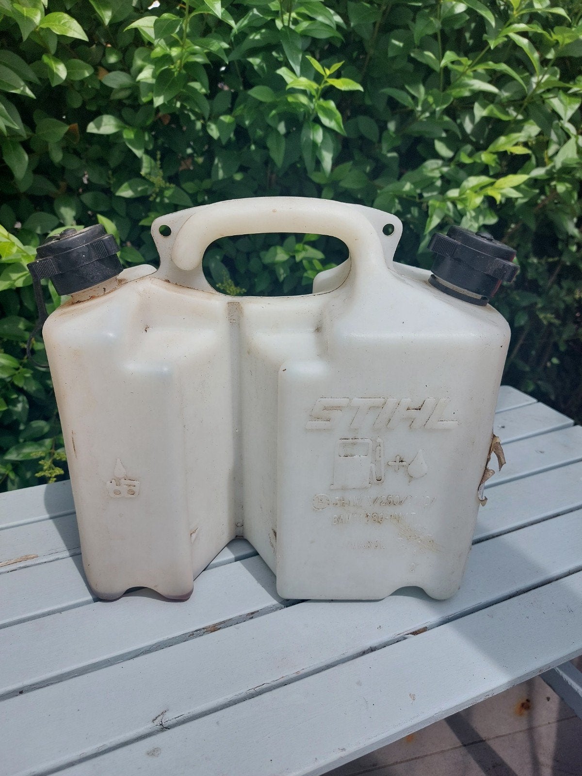 Combi jerrycan Stihl, Ophalen