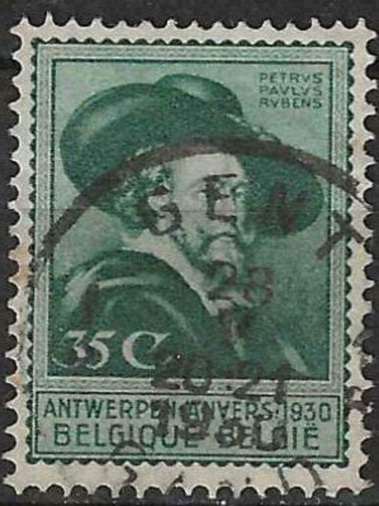 Belgie 1930 - Yvert/OBP 300 - Peter Paul Rubens (ST), Postzegels en Munten, Verzenden, Gestempeld, Gestempeld, Kunst
