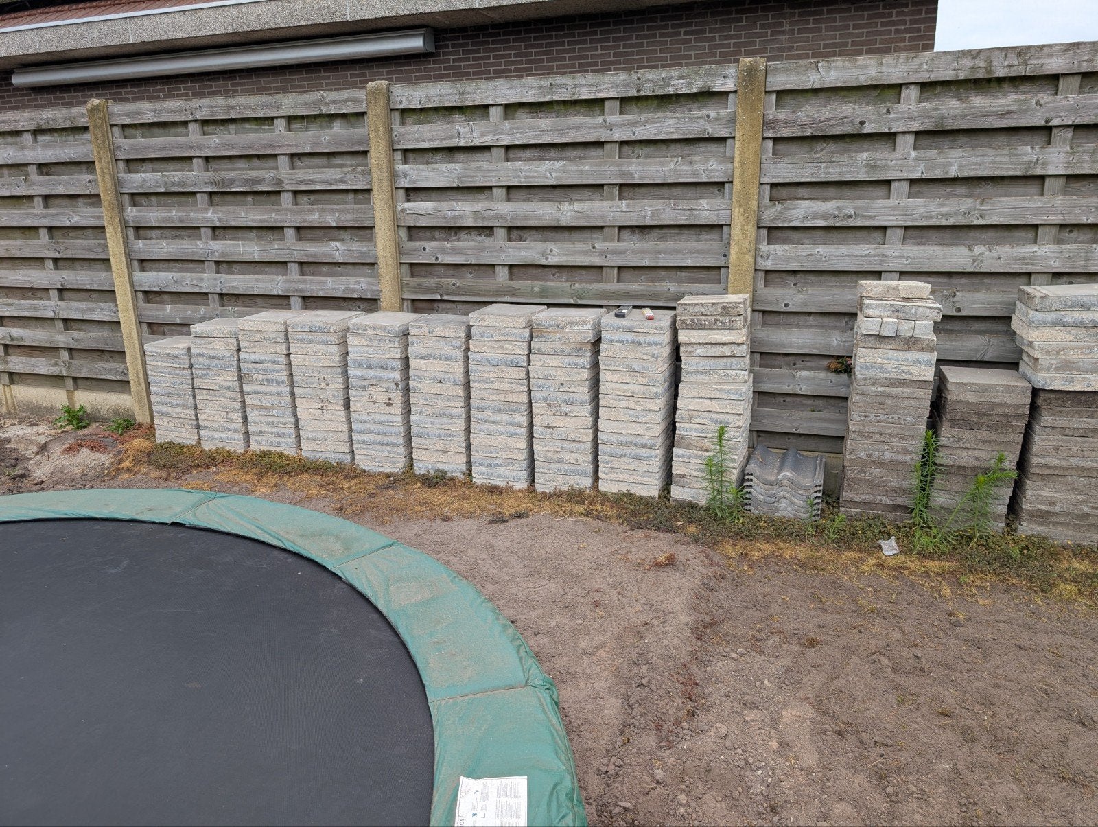 betontegels 30x30 6cm dik, Tuin en Terras, Schuttingen, Ophalen, Gebruikt, Overige materialen