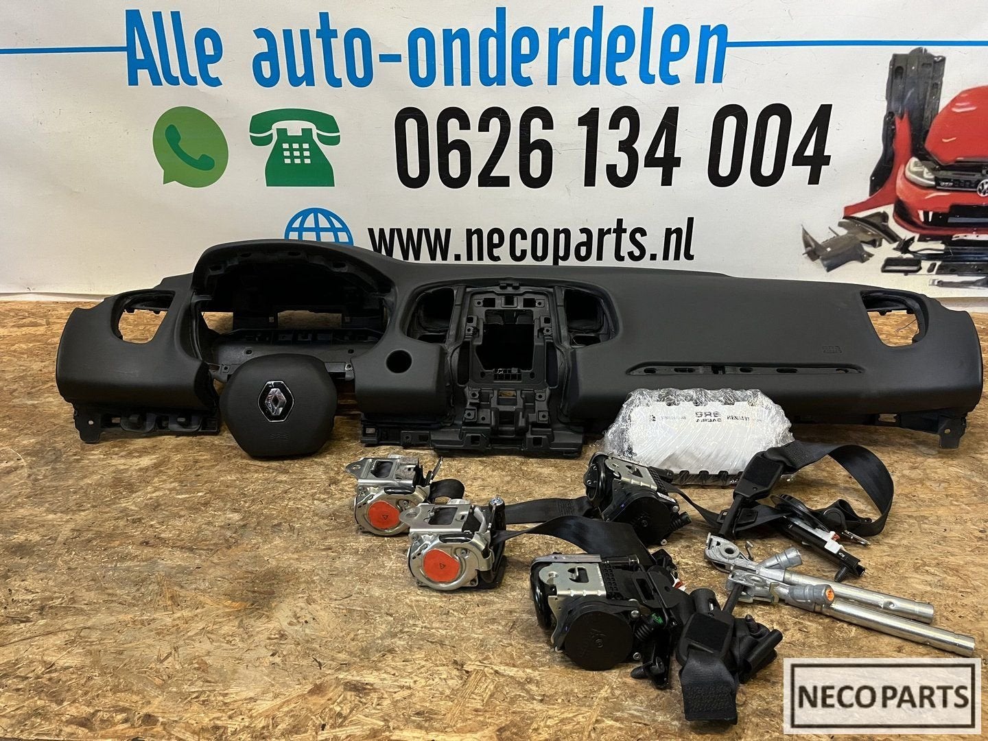 RENAULT SCENIC AIRBAG AIRBAGSET DASHBOARD ORGINEEL, Autos : Pièces & Accessoires, Tableau de bord & Interrupteurs, Renault, Utilisé