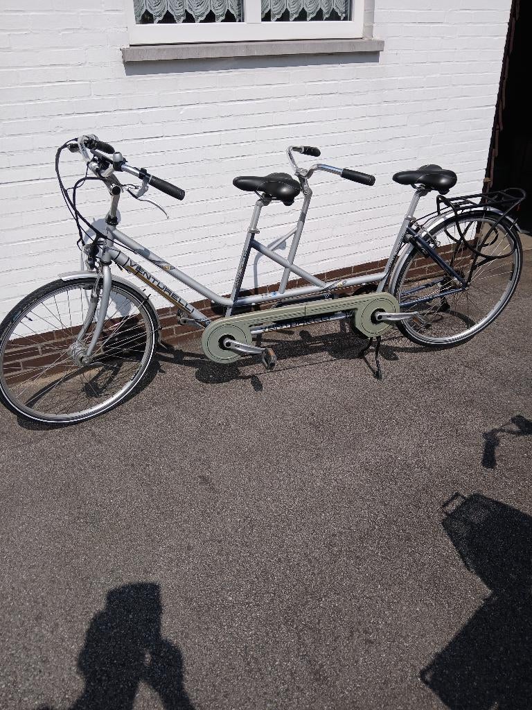 Electrische tandem Venturelli, Fietsen en Brommers, Ophalen, Zo goed als nieuw, Minder dan 10 versnellingen, Venturelli