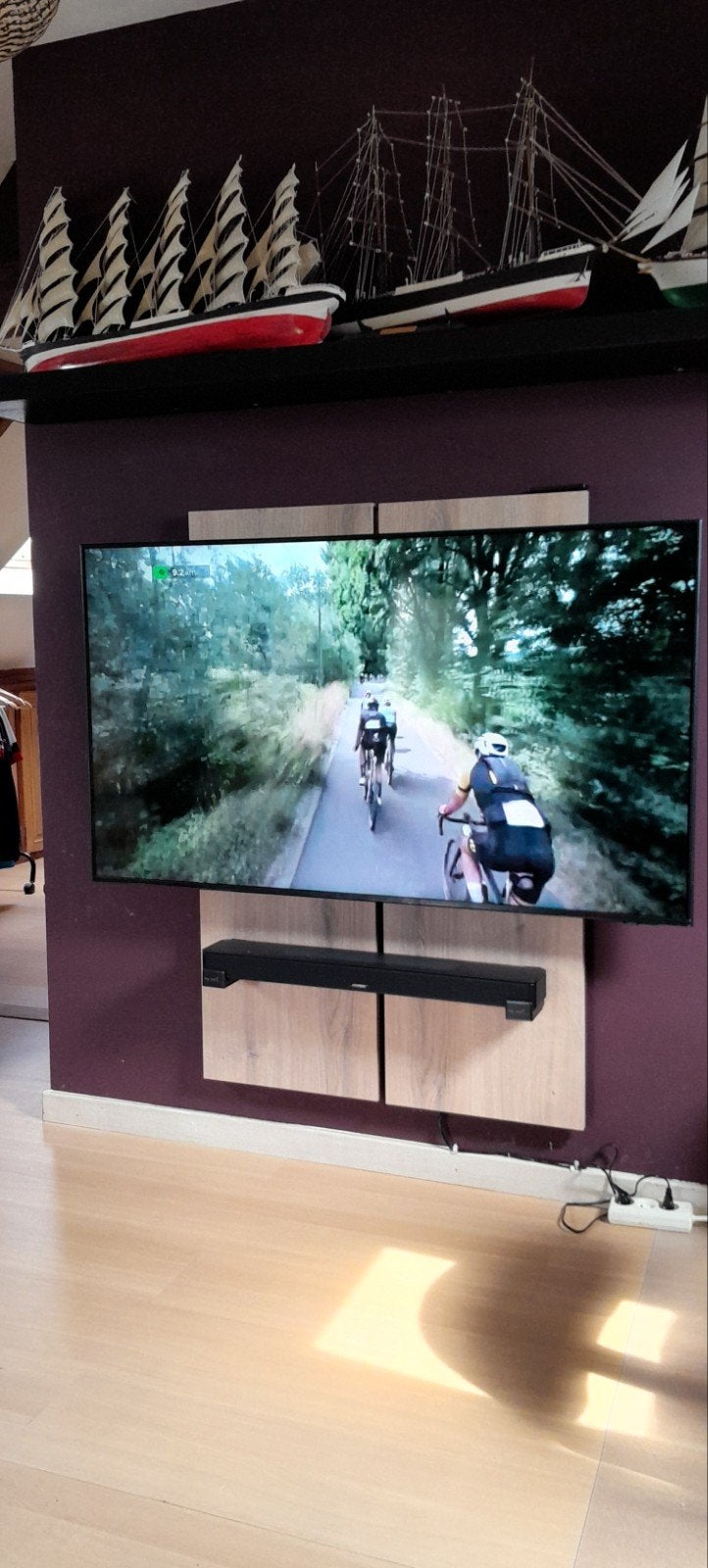 Samsung  QLED  55 inch TV. zo goed als nieuw, Ophalen, QLED, 50 Hz, Zo goed als nieuw