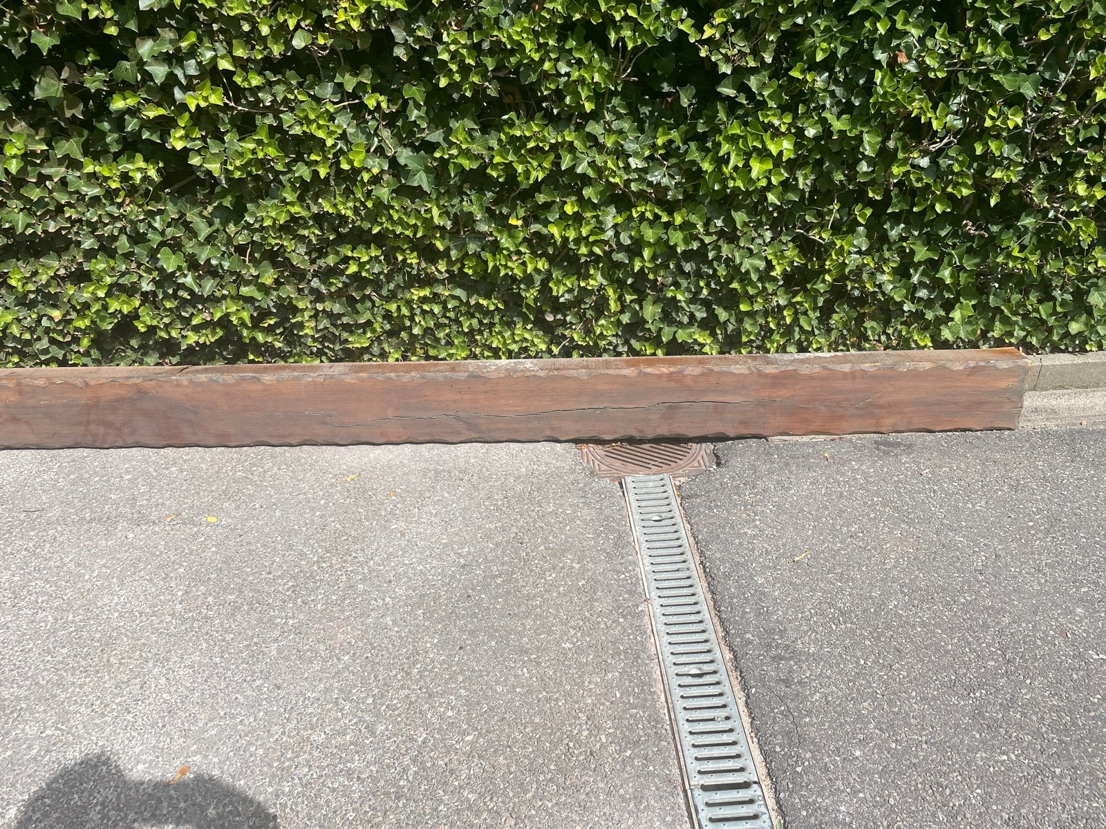 Eiken balk, Ophalen, Gebruikt