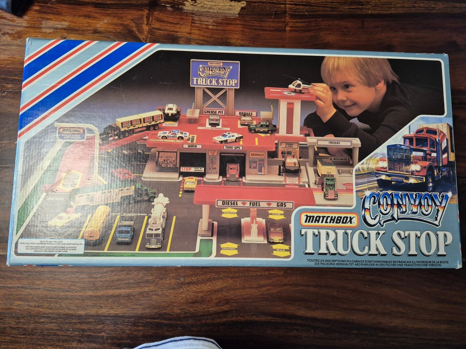 matchbox truck stop uit 1983, Ophalen of Verzenden