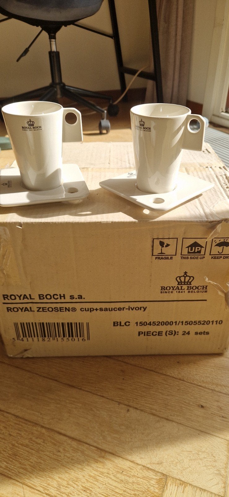 Royal Boch ZEØSEN – 24-delige set – Belgisch design, Enlèvement, Neuf, Royal Boch, Service complet
