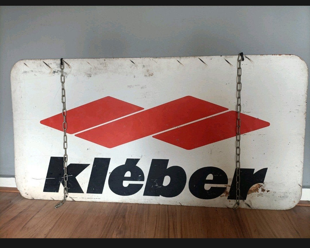 kleber reclamebord, Collections, Enlèvement ou Envoi, Panneau publicitaire