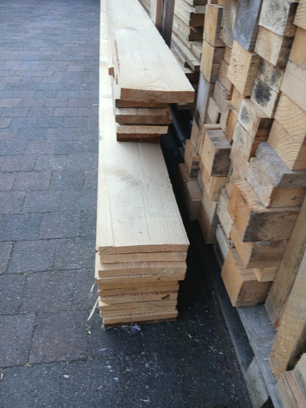 Douglas planken, Ophalen, Plank