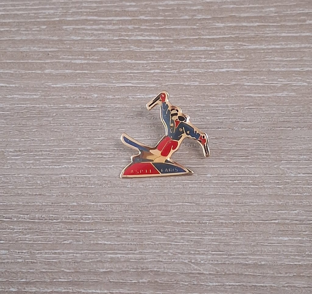 PIN - ASPTT - PARIS - SPORT - ALPINE SKI, Verzenden, Gebruikt, Sport, Speldje of Pin