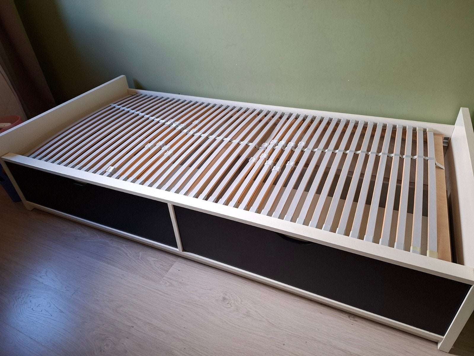 Eenpersoonsbed / 1 persoonsbed Ikea Flaxa 90 x 200 cm, Maison & Meubles, 90 cm, Enlèvement, 200 cm, Une personne