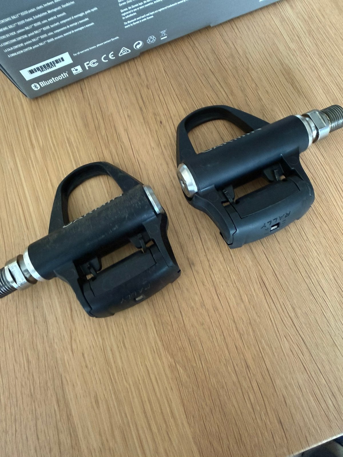 Garmin set Powerpedalen Rally RS100+upgrade pedaal, Ophalen, Gebruikt