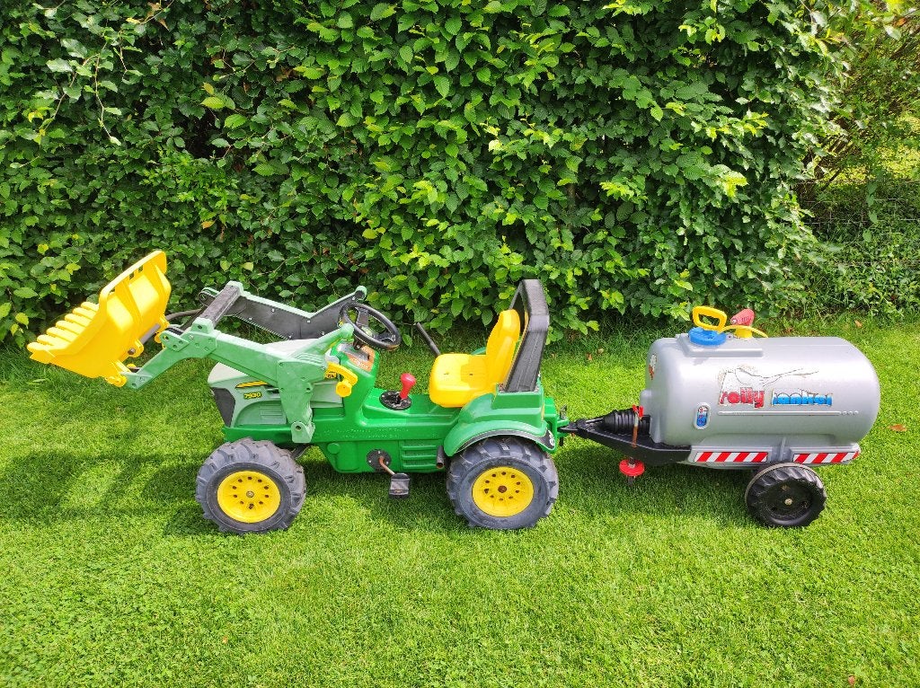 Kindertractor John Deere, Kinderen en Baby's, Speelgoed | Buiten | Voertuigen en Loopfietsen, Ophalen, Gebruikt, Trapvoertuig