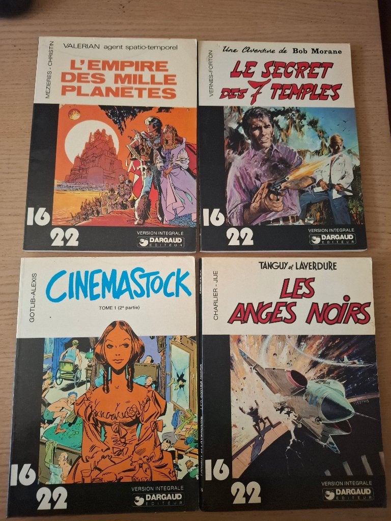 BD Collection 16/22 Valerian - Tanguy - Morane - Cinemastock, Enlèvement ou Envoi, Utilisé