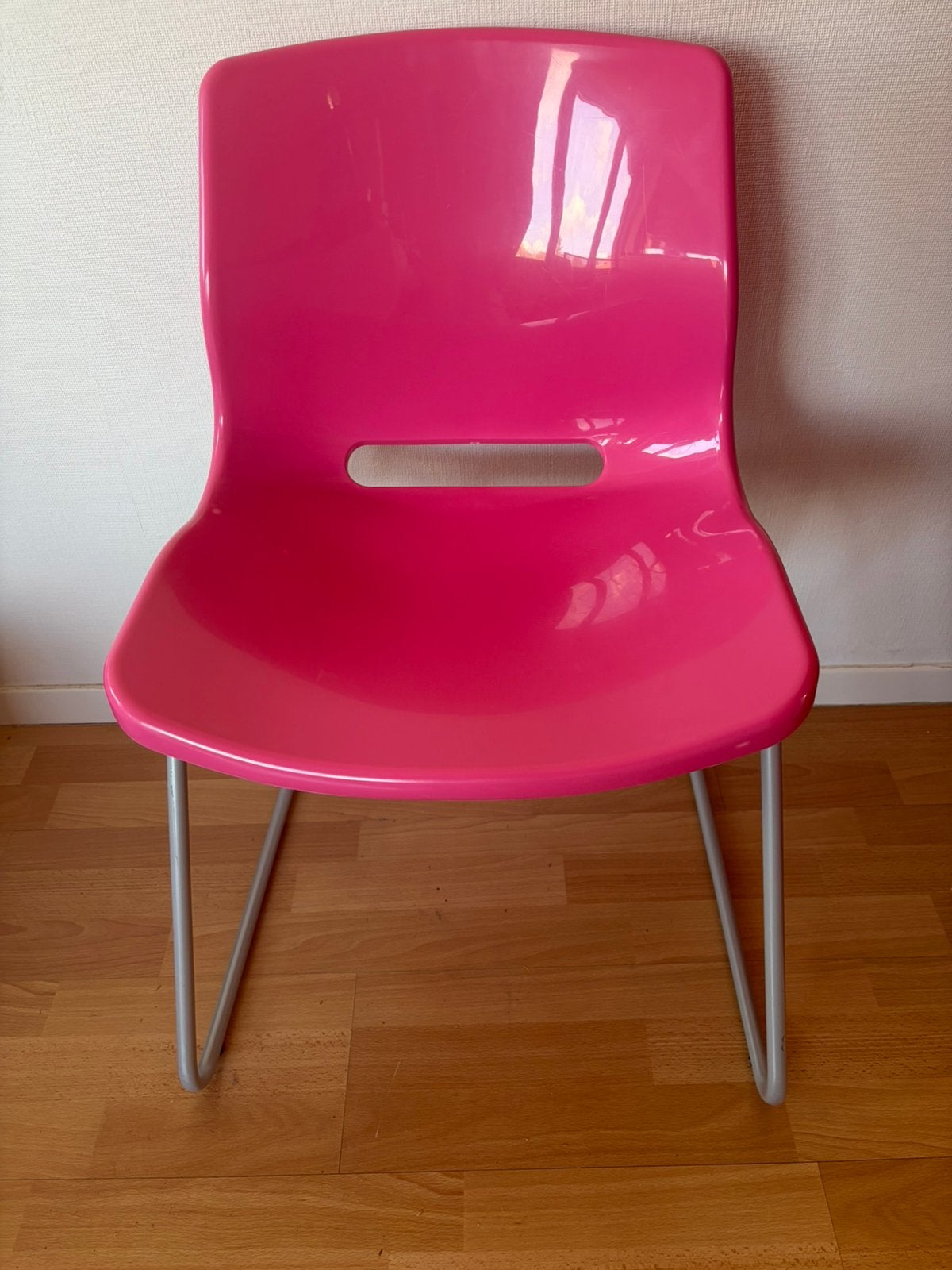Roze ikea stoel, Huis en Inrichting, Stoelen, Ophalen, Gebruikt