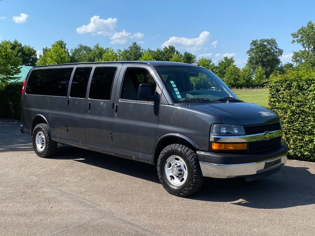 Chevrolet express - Lichte vracht - LPG - 2015 + autotrailer, Auto's, Automaat, 4 deurs, Stof, Chevrolet