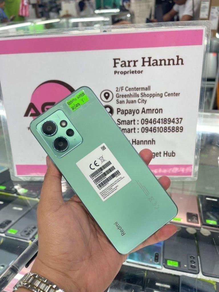 Xiaomi Redmi Note 12 - 128 Go - Vert menthe - Comme neuf, Télécoms, Neuf, Enlèvement ou Envoi, Classique ou Candybar, 6 mégapixels ou plus