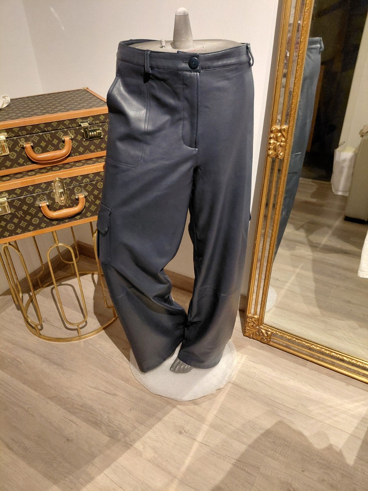 senso prachtige namaak lederen broek m44, Ophalen of Verzenden