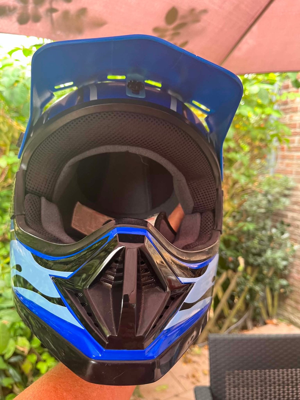 Casque moto cross en tres bon état, Motos, Enlèvement ou Envoi, S