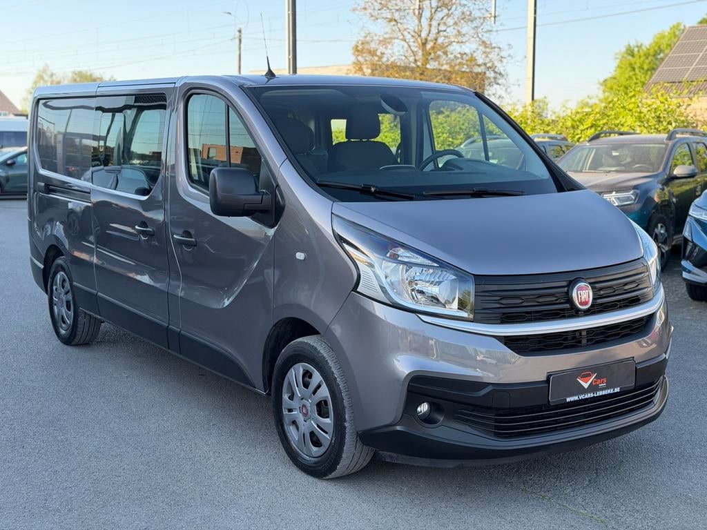 Fiat talento 6pl dubbele cabine 1ste eig. Navi airco+ gar., Auto's, Bluetooth, Euro 6, Bedrijf, Diesel