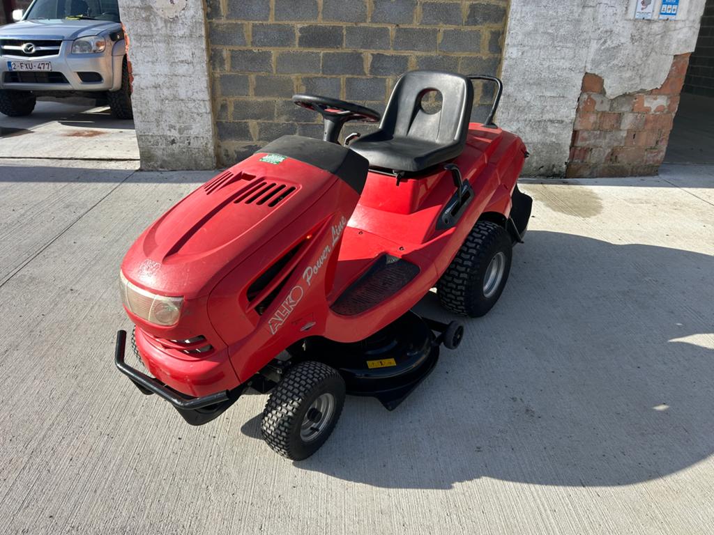 Alko Hydro-gazontractor van 14,5 pk, Tuin en Terras, Ophalen of Verzenden, Gebruikt, Opvangbak, 90 tot 120 cm