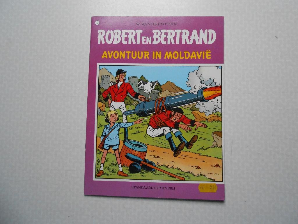 Robert en Bertrand 17 Avontuur in Moldavië 1976 ste druk., Willy Vandersteen, Eén stripboek, Nieuw, Ophalen of Verzenden